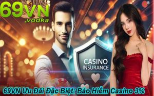 69VN Ưu Đãi Đặc Biệt: Bảo Hiểm Casino 3%
